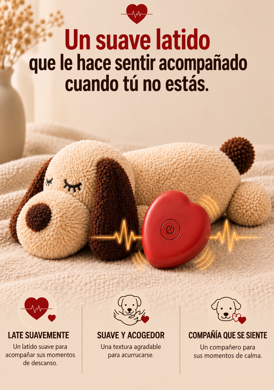 Peluche con Latido Real para Perros