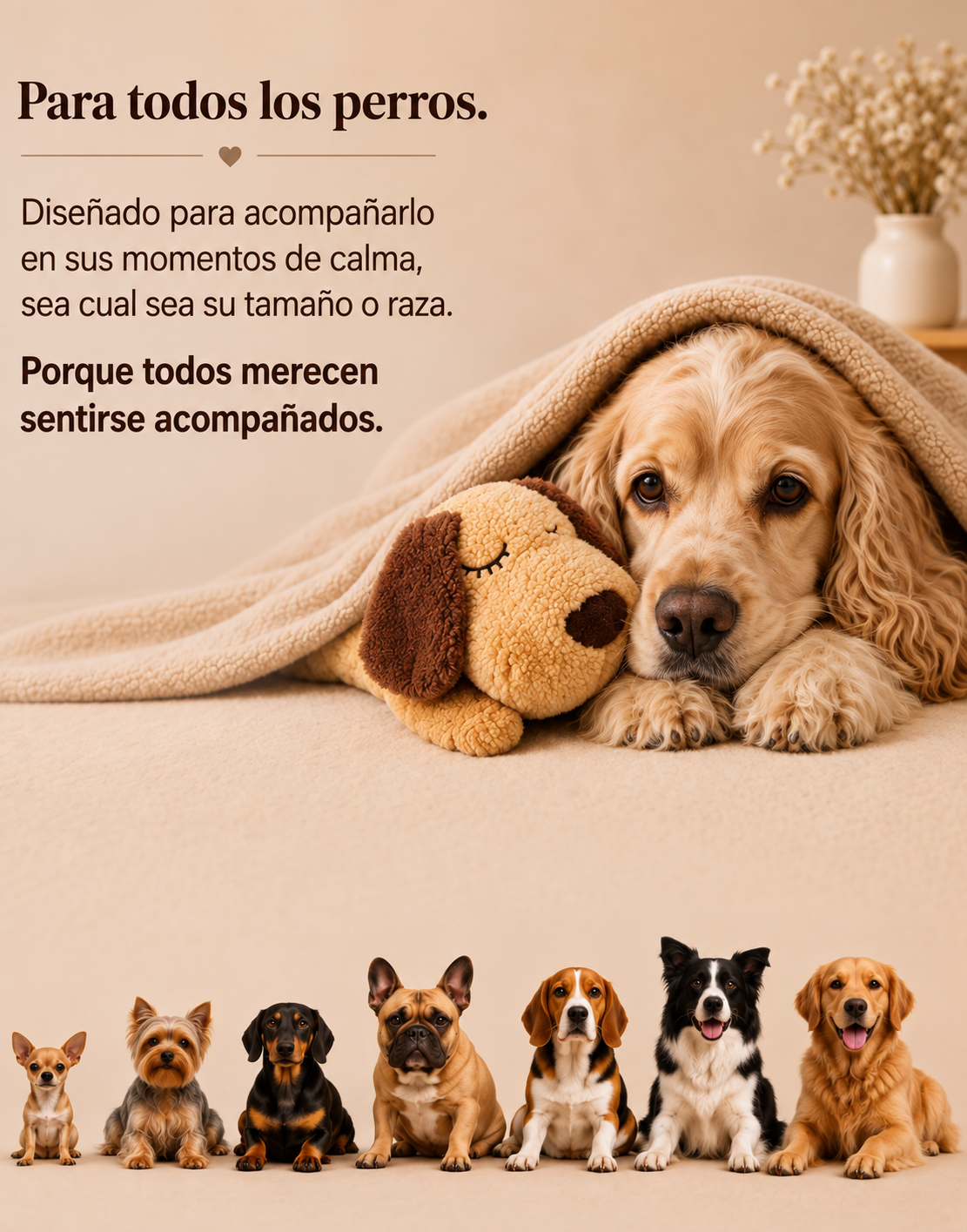 Peluche con Latido Real para Perros