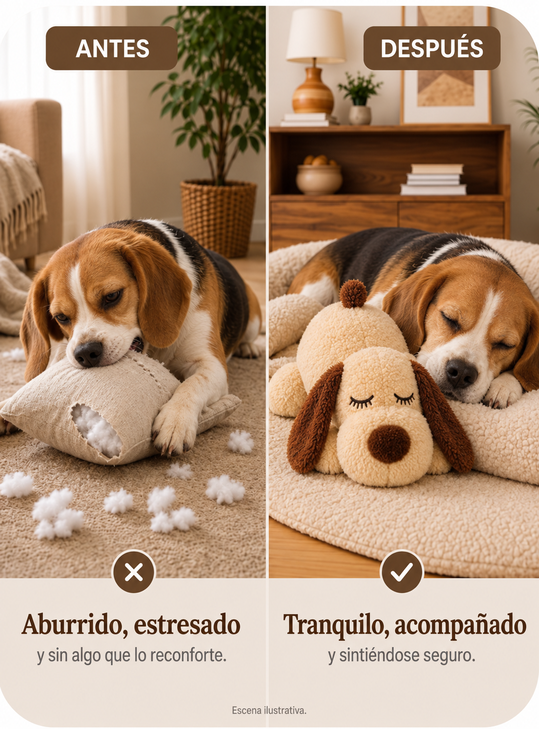 Peluche con Latido Real para Perros