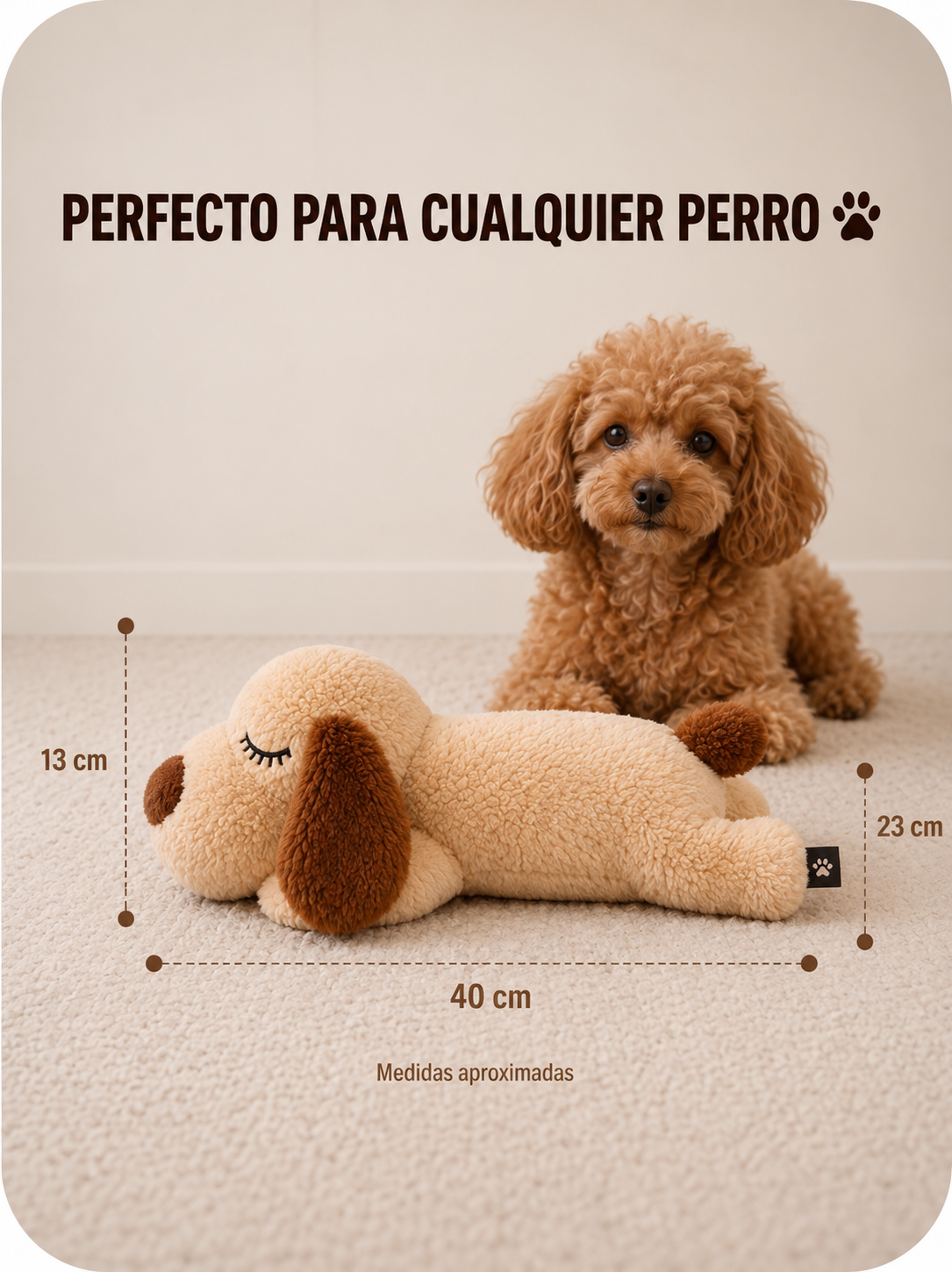 Peluche con Latido Real para Perros